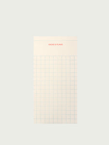 Block "Ideas & Plans" Coral / Le Typographe