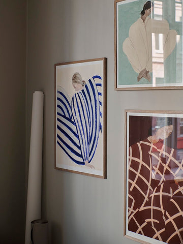 Poster "Blue Stripe At Concorde" 50 x 70 cm/ TPC x Sofia Lind