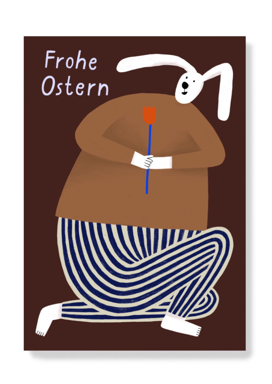 Osterkarte "Frohe Ostern"/ Anna Katharina Jansen