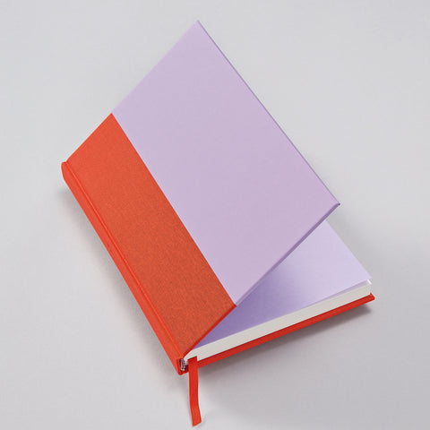 Notebook Cutting Edge A5 Tangerine Lavender dotted / Semikolon