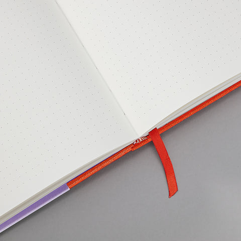 Notebook Cutting Edge A5 Tangerine Lavender dotted / Semikolon