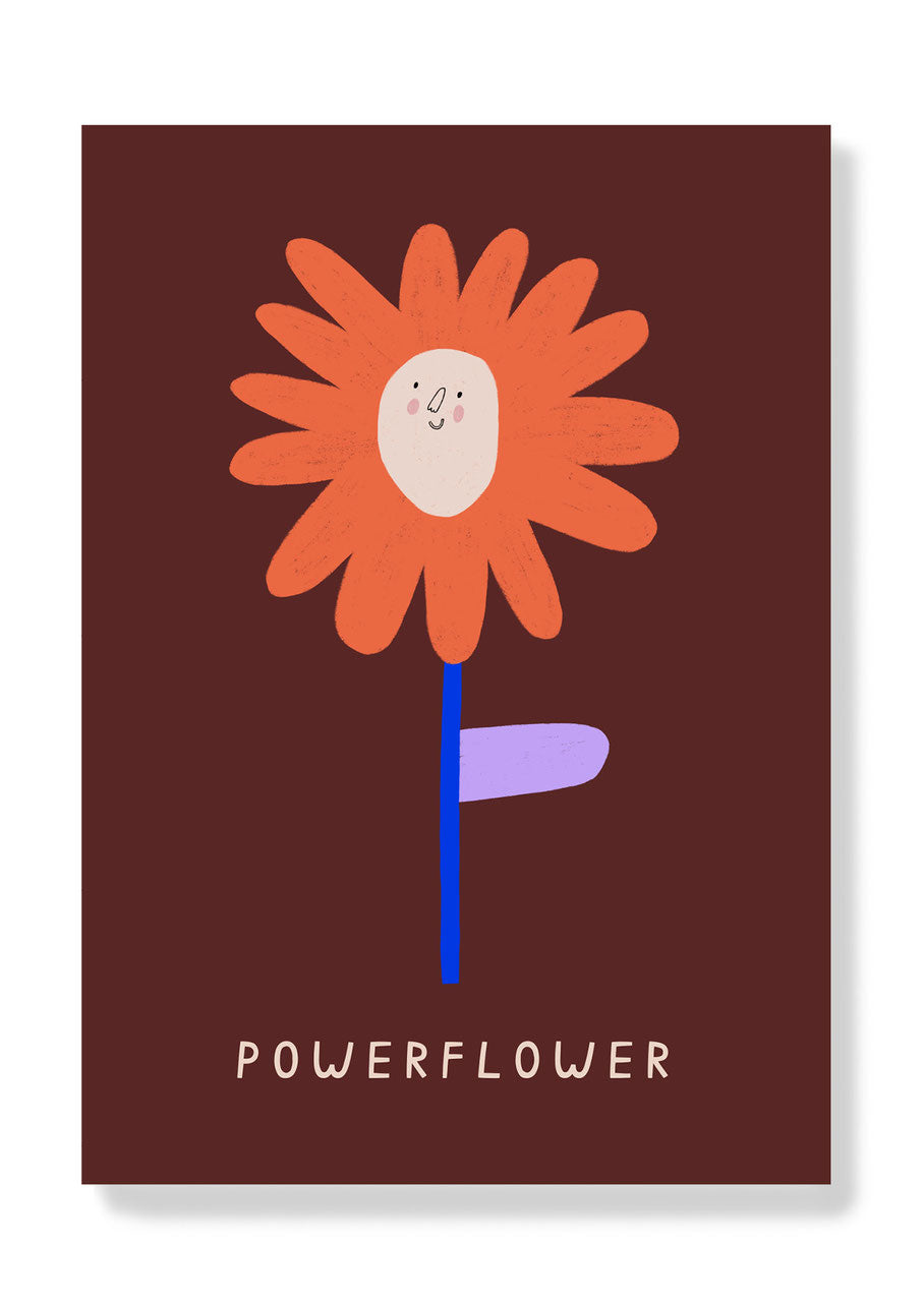 Postkarte "Powerflower"/ Anna Katharina Jansen