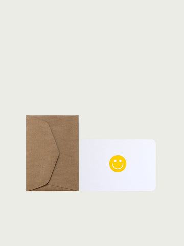 Mini-Karte "Smiley"/ Le Typographe