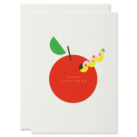 Grußkarte "Worm Greetings" /  Thie Studios